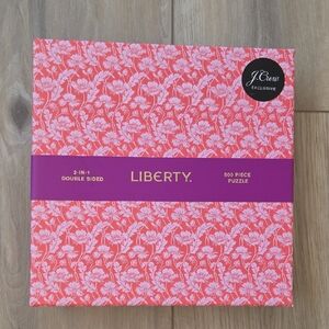 J Crew Liberty Of London Double Sided 500 Piece Puzzle